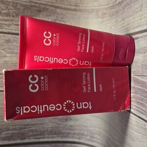 Tanceuticals Self Tanning Face Lotion - Dark 1.7oz New In Box**